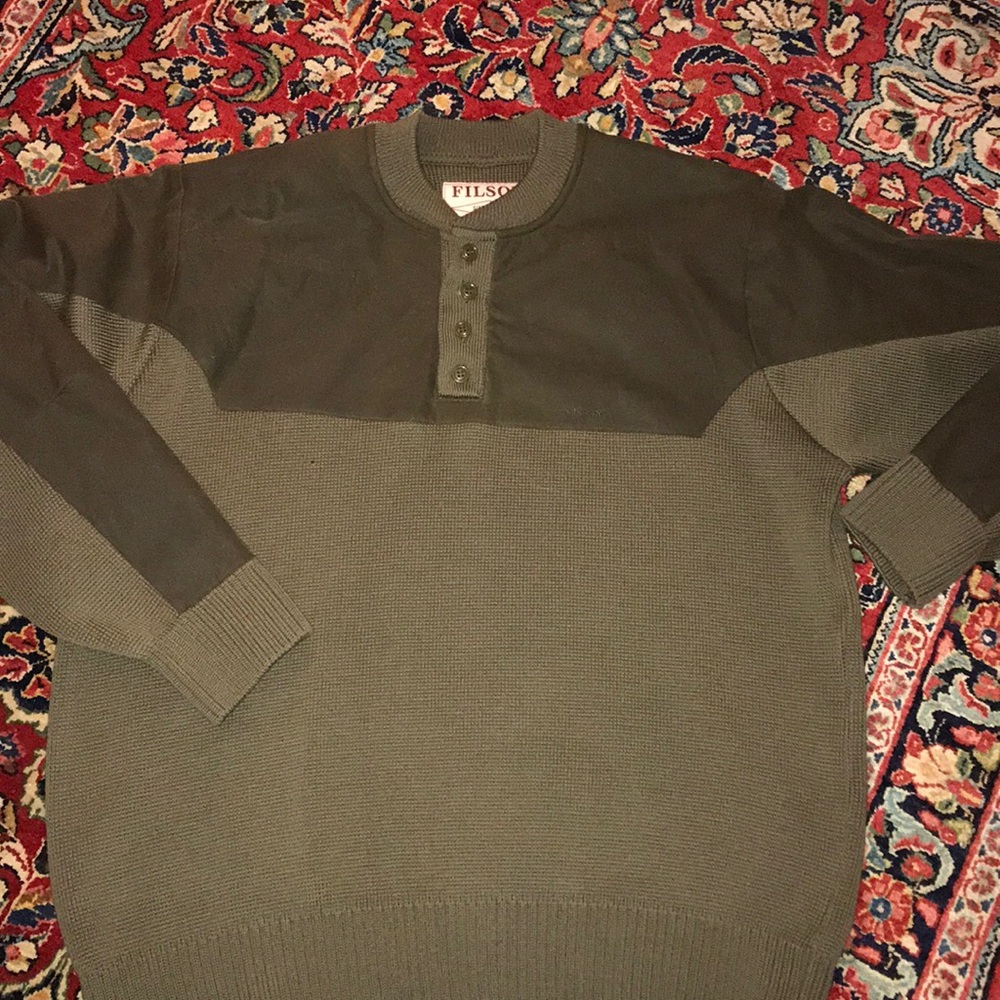 Men’s Filson Merino wool sweater